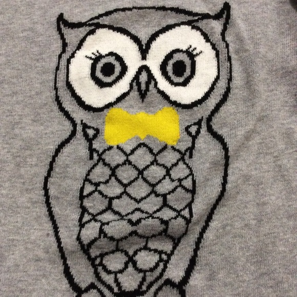 Gray Owl Sweater - Old Navy extra small XS - Picture 3 of 7